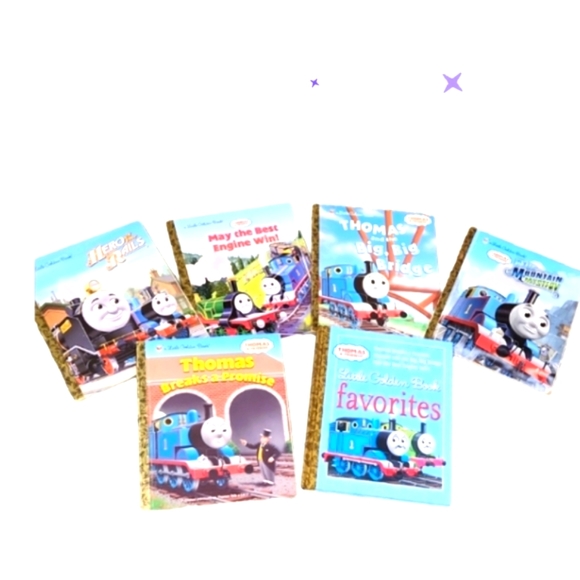 Thomas & friends little golden books 6 books. One has 3 stories - Picture 1 of 7
